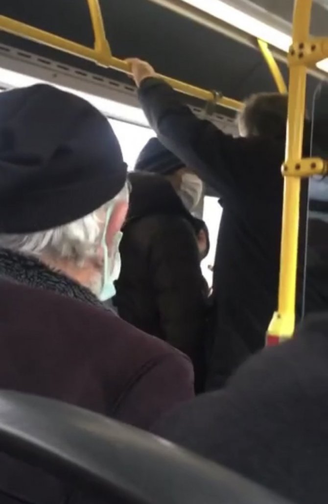 Bursa’da Halk Otobüsünde Maske Tartışması