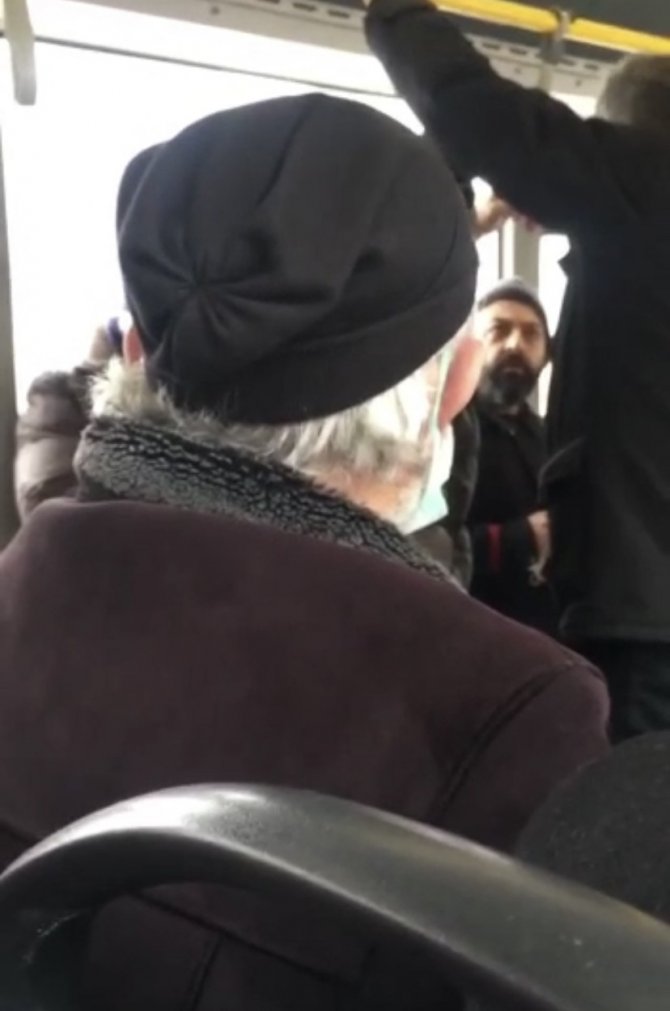 Bursa’da Halk Otobüsünde Maske Tartışması