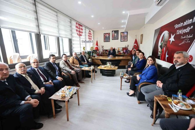Başkan Zolan’dan Mhp İ̇l Başkanı Garip’e Ziyaret