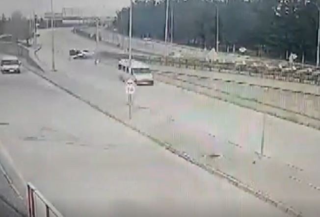 Sürücünün Öldüğü Feci Kaza Güvenlik Kamerasında