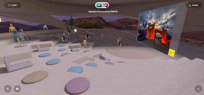 Atatürk Üniversitesi’nden Metaverse Evreninde İlk Ders