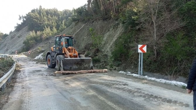 Eriyen Kar Heyelana Sebep Oldu