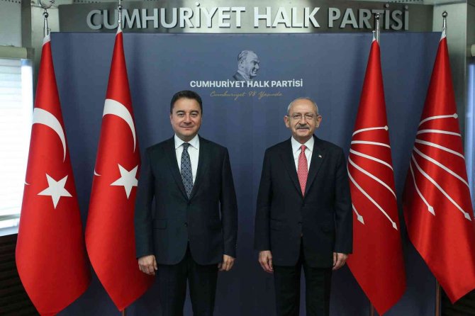 Kemal Kılıçdaroğlu, Deva Partisi Genel Başkanı Babacan’ı Kabul Etti