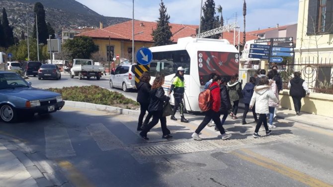 Milas’ta Öncelik Yayanın Uygulaması Yapıldı