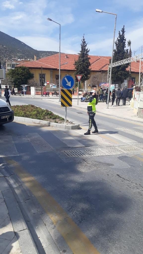 Milas’ta Öncelik Yayanın Uygulaması Yapıldı