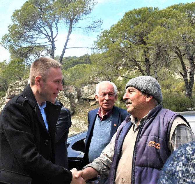 Milas Sakarkaya’da İçme Suyu İçin Sondaj Çalışması Başlatıldı