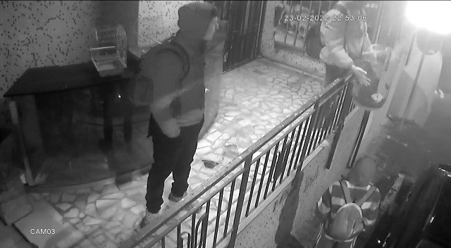 Ümraniye’de Pişkin Kafes Hırsızları: Güvenlik Kamerasına El Hareketi Çekti