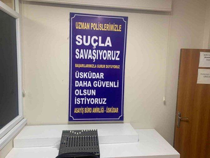 Üsküdar’da, Camiden 100 Bin Tl’lik Ses Sistemi Hırsızlığı Kamerada