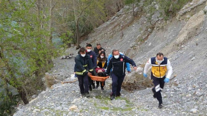 Alman Turist Atv İle Uçuruma Yuvarlandı