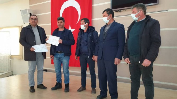 Aşılı Fıstık Çamı Fidan Üretimi Projesi’ne Katılanlar Sertifikalandırıldı