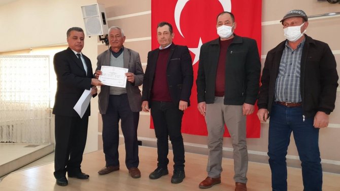 Aşılı Fıstık Çamı Fidan Üretimi Projesi’ne Katılanlar Sertifikalandırıldı