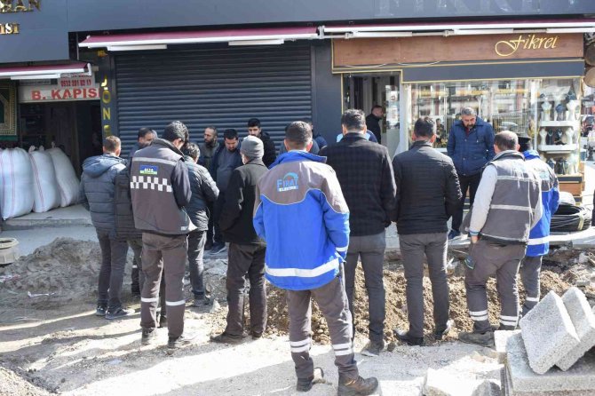 Malatya’da Doğalgaz Borusu Patladı