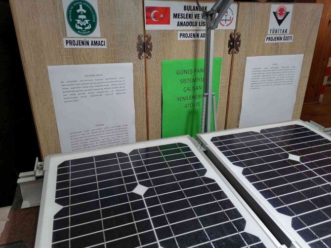 Liselilerden Tübi̇tak Bilim Sergisi