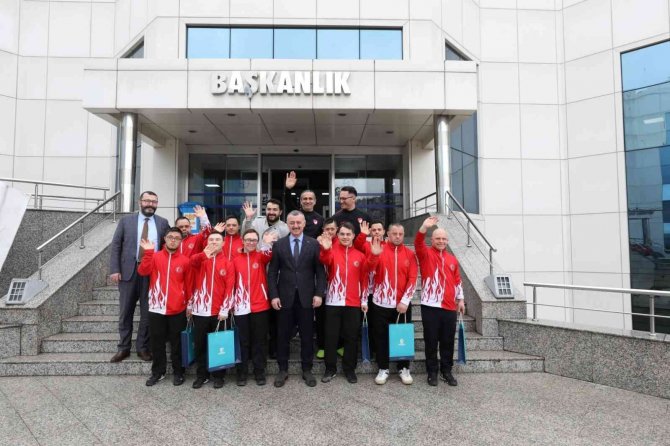 Özel Sporcular, Cumhurbaşkanı Erdoğan’a Verdikleri Sözü Tutmak İstiyor