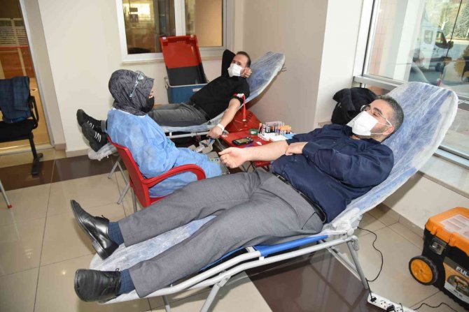 Selçuklu Belediyesi Personelinden Kan Bağışına Destek