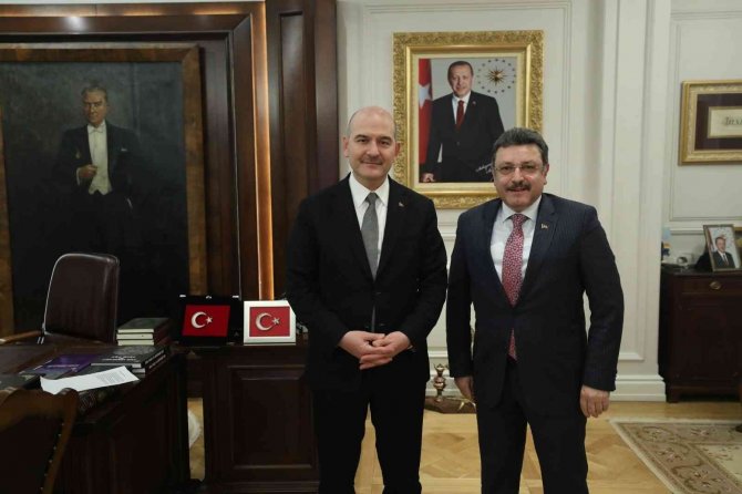 Başkan Genç, Bakan Kurum İle Bakan Soylu’ya Vizyon Projelerini Anlattı