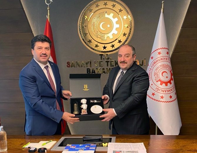 Subü Rektörü Sarıbıyık, Bakan Varank İle Bir Araya Geldi