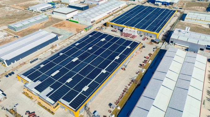 Bir Firma Daha Fabrika Çatısına Ges Kurdu