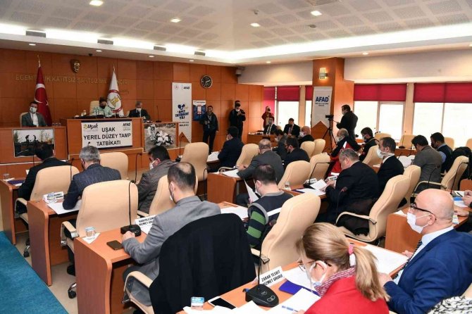 Uşak’ta 5.8 Şiddetinde Depreme Hazırlık Tatbikatı Yapıldı