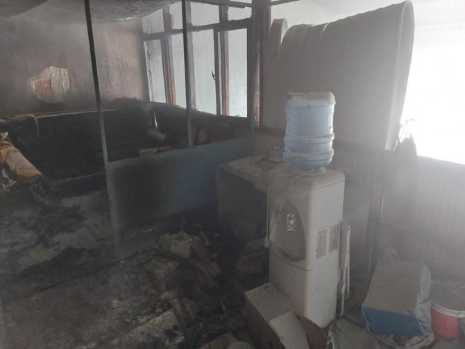 Yalova’da Boya Atölyesinde Korkutan Yangın