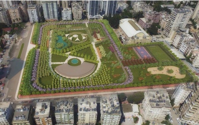 Adana’da Millet Bahçesi’nin Yapımına Başlandı