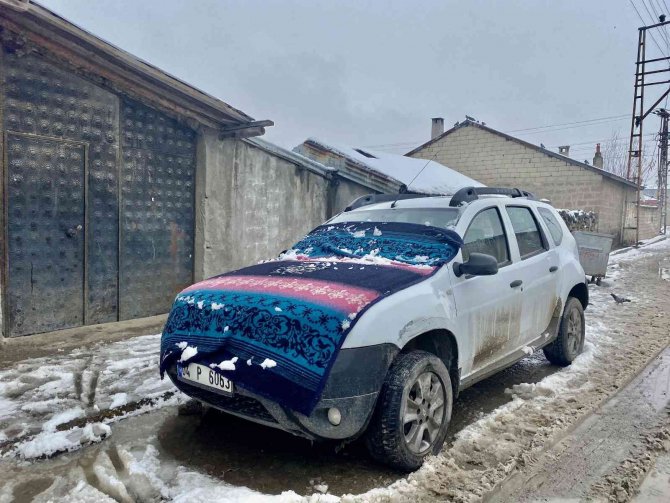 Ağrı’da Soğuk Hava Etkisini Sürdürüyor
