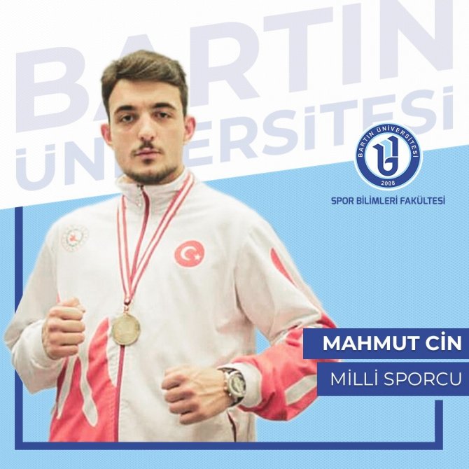 Bartın Üniversitesi Öğrencisi Mahmut Cin, Türkiye Üçüncüsü Oldu