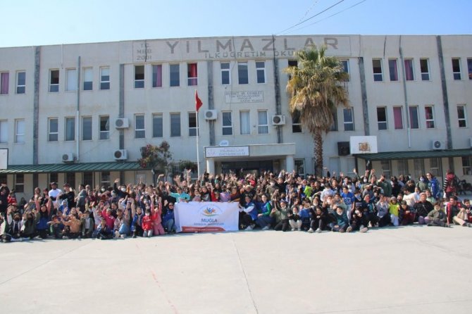 Datça’da Öğrenciler, “Merkezim Her Yerde” Projesi İle Keyifli Vakit Geçirdi