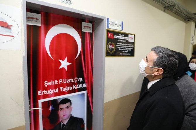 Düzceli Şehidin İsmi Kütüphanede Yaşatılacak