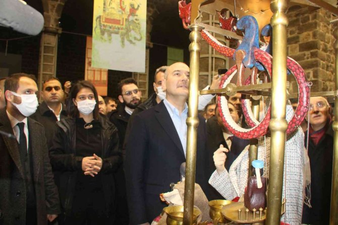 Bakan Soylu, ‘El Cezerinin Olağanüstü Makineleri Sergisi’ni Açtı