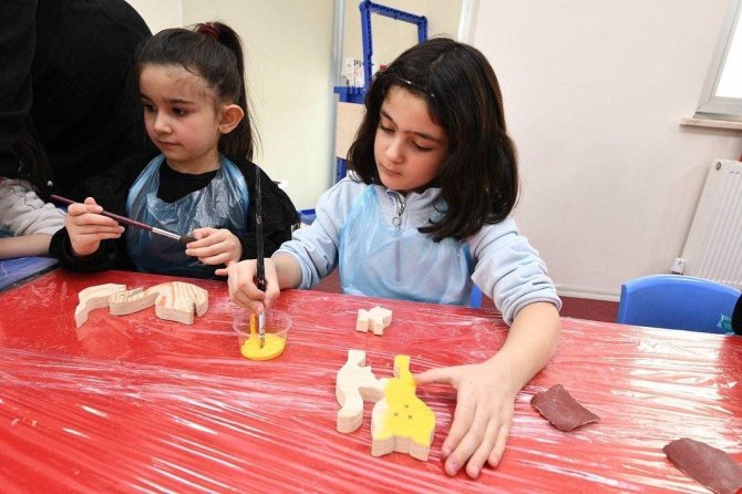Pursaklar’da Minik Ustalar İş Başında