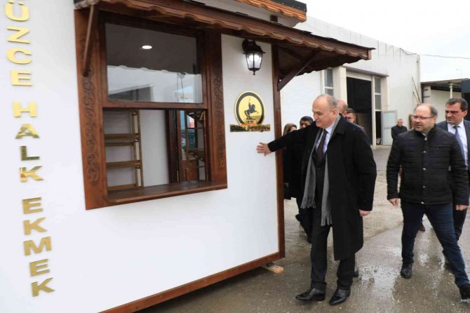 Düzce’de Halk Ekmek Satış Noktaları Oluşturuluyor