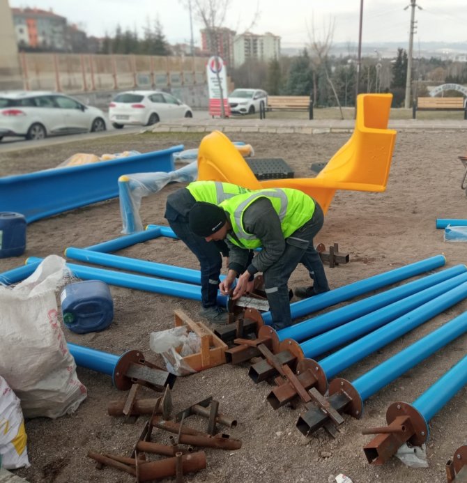 Sincan’da Oyun Parkları Yenileniyor