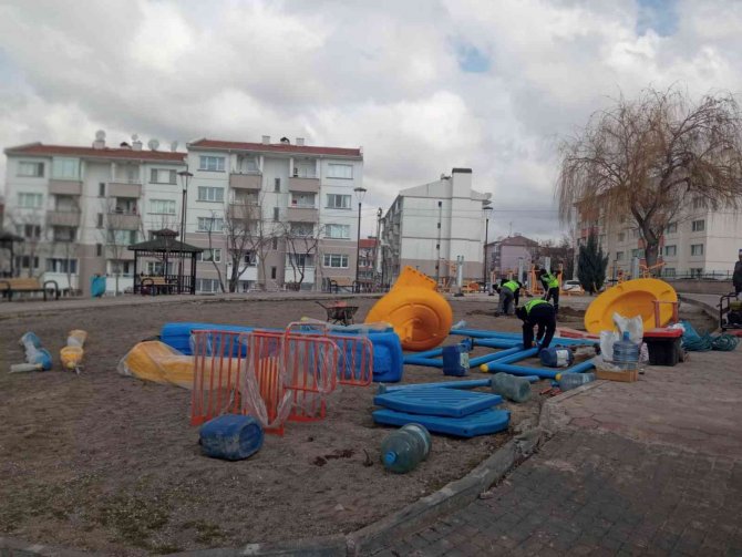 Sincan’da Oyun Parkları Yenileniyor