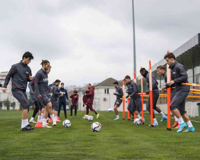 Trabzonspor, Beşiktaş Maçı Hazırlıklarını Sürdürdü