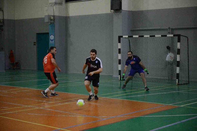 Basın Çalışanları Futsal İle Stres Atıyor