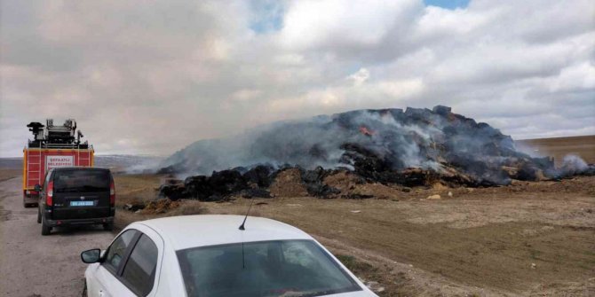 Yozgat’ta Bin 500 Saman Balyası Küle Döndü