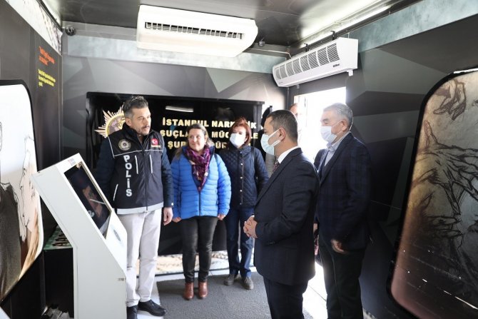 Bağımlılıkla Mücadele Narkotik Tır’ı Çanakkale’de