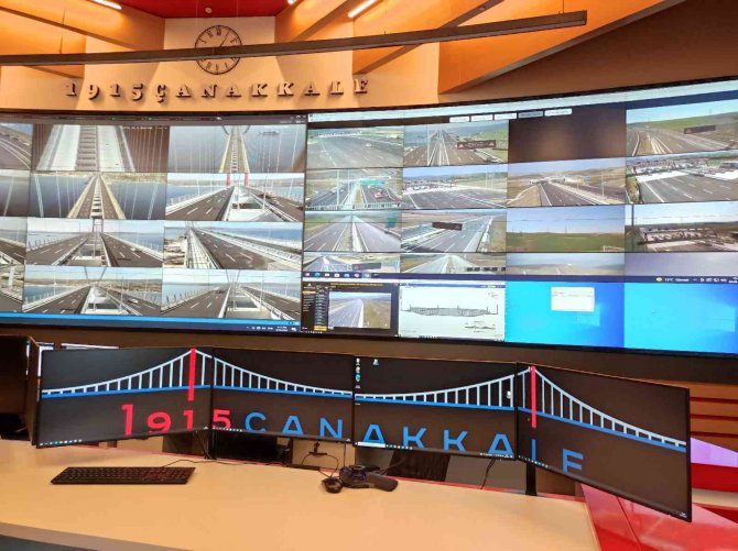 1915 Çanakkale Köprüsü Ve Otoyolu Akıllı Ulaşım Sistemi İle Donatıldı