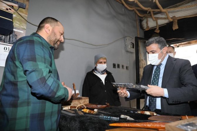 Vali Atay’dan Usta Ellere Ziyaret
