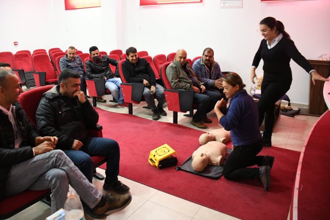 Köyceğiz Belediye Personeline İlkyardım Eğitimi Verildi