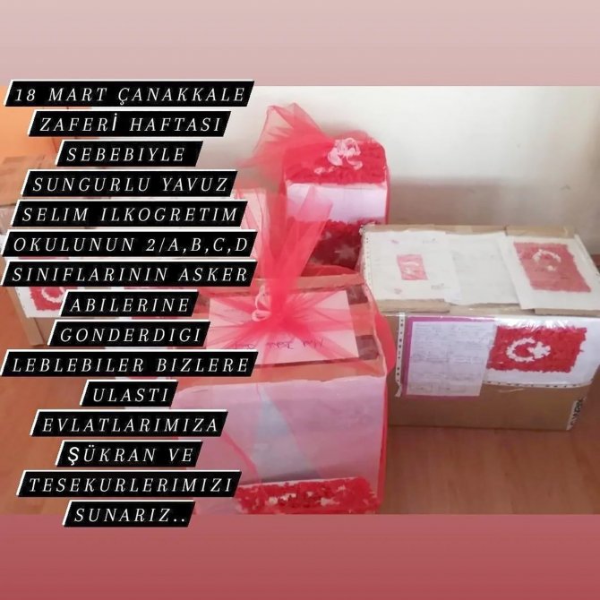 Minik Öğrencilerin Gönderdiği Leblebi Ve Mektuplar Ulaştı