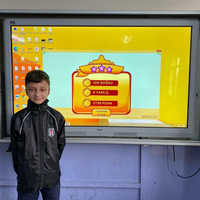 Öğrenciler Çarpım Tablosu Turnuvasıyla Eğlendi