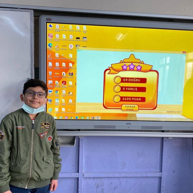 Öğrenciler Çarpım Tablosu Turnuvasıyla Eğlendi