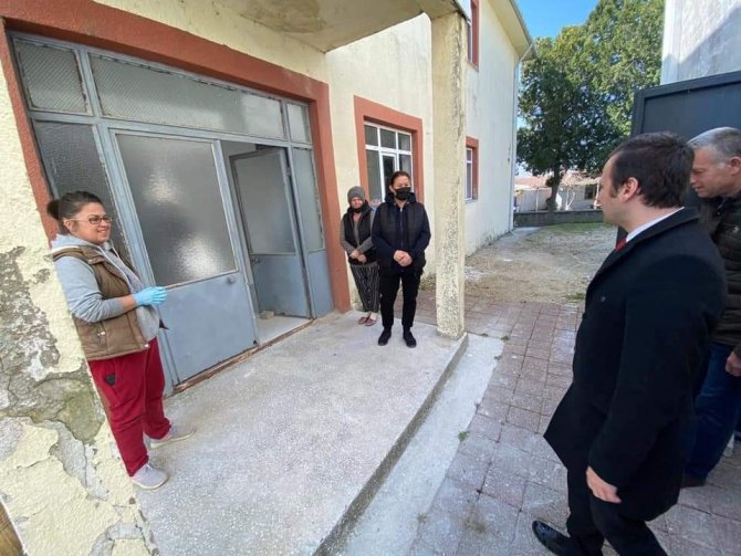 Sarıcaali Köyünde Kadın Kooperatifi Üretim Merkezi Kuruldu