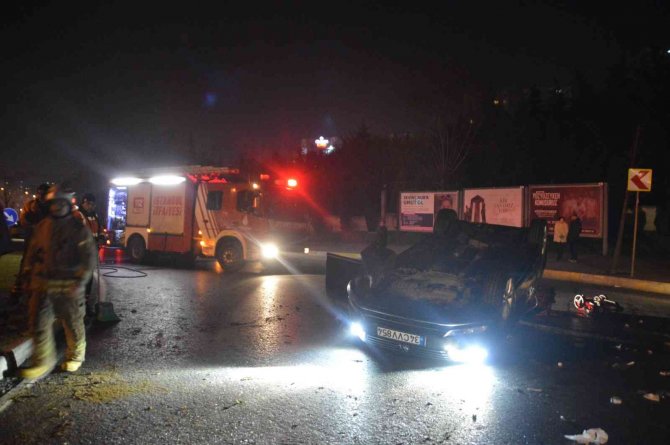Küçükçekmece’de Otomobil Takla Attı: 1’i Ağır 6 Kişi Yaralandı