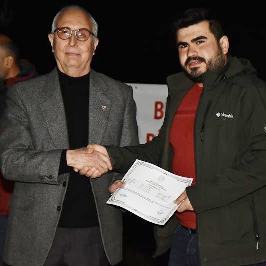 65 Kursiyere Törenle Sertifikaları Verildi