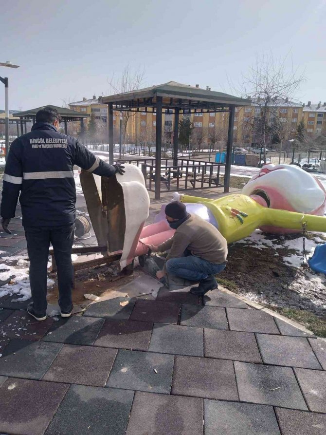 Bingöl Belediyesi’nden Bahar Hazırlığı