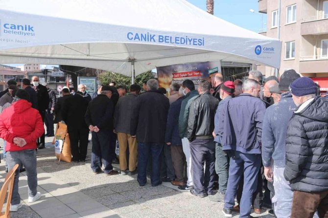 Canik Belediyesi’nden Üreticiye Yüzde 100 Destek