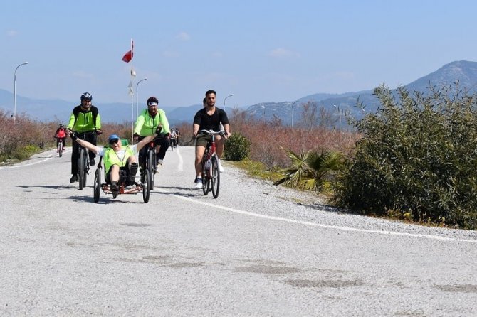 Dalaman’da Bisiklet Turu Düzenlendi